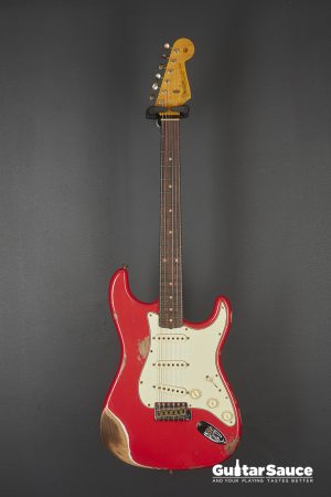 Fender Custom Shop Limited 59 Stratocaster Heavy Relic Super Faded Aged Hot Rod Red 2024