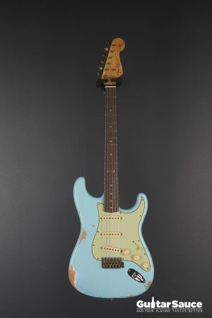 Fender Custom Shop Stratocaster Limited 64 L-Series Heavy Relic Aged Daphne Blue 2024 Used