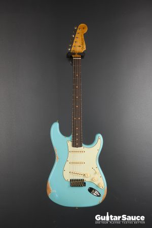 Fender Custom Shop Limited 64 L-Series Stratocaster Heavy Relic Aged Daphne Blue 2025