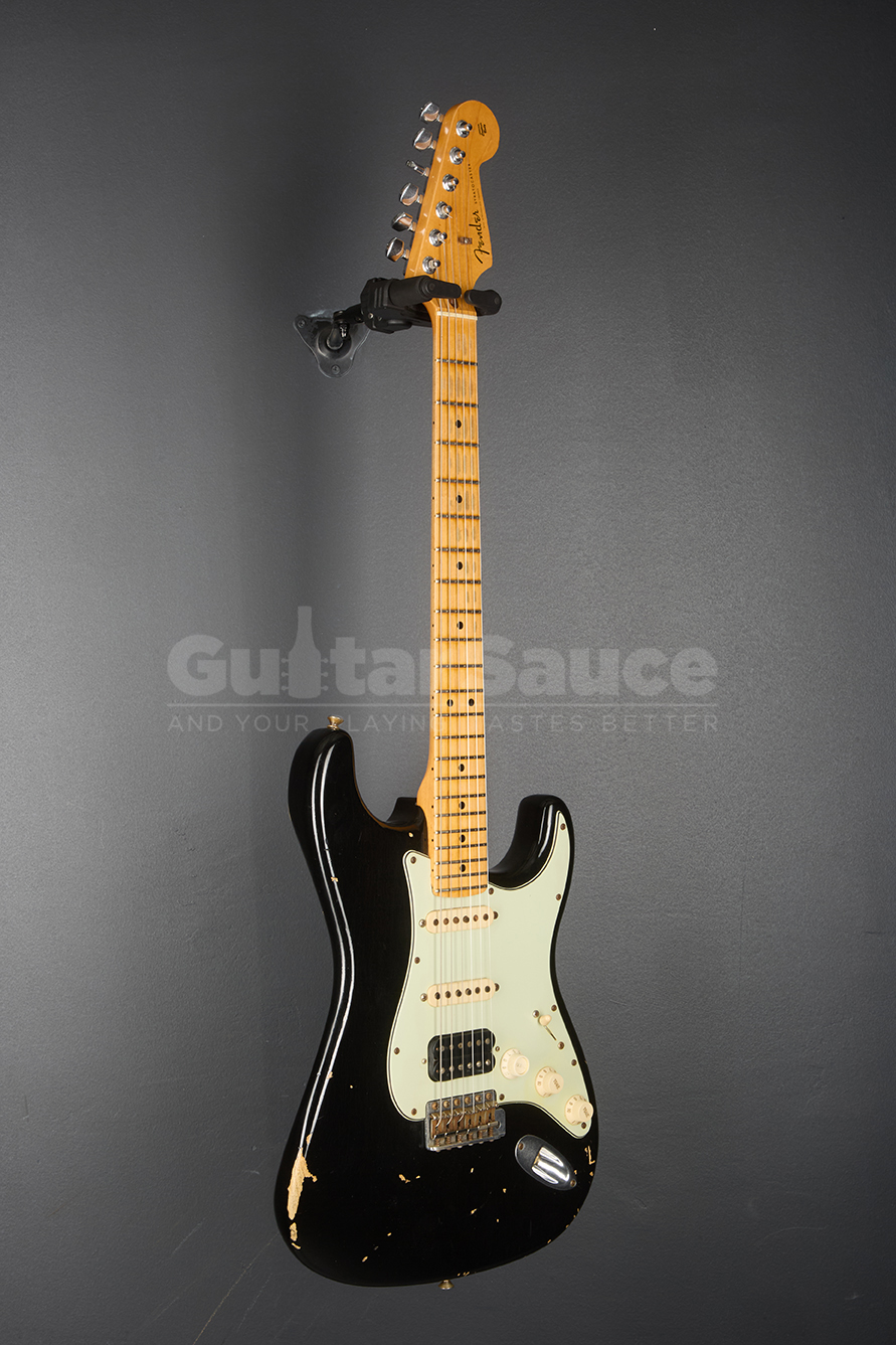 Fender Custom Shop Classic HBS-1 Stratocaster Black Relic 2009 Used - Image 9