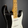Fender Custom shop 55 stratocaster Heavy Relic Aged Black Over chocolate three tone sunburst Guitar Sauce_10