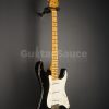 Fender Custom shop 55 stratocaster Heavy Relic Aged Black Over chocolate three tone sunburst Guitar Sauce_8